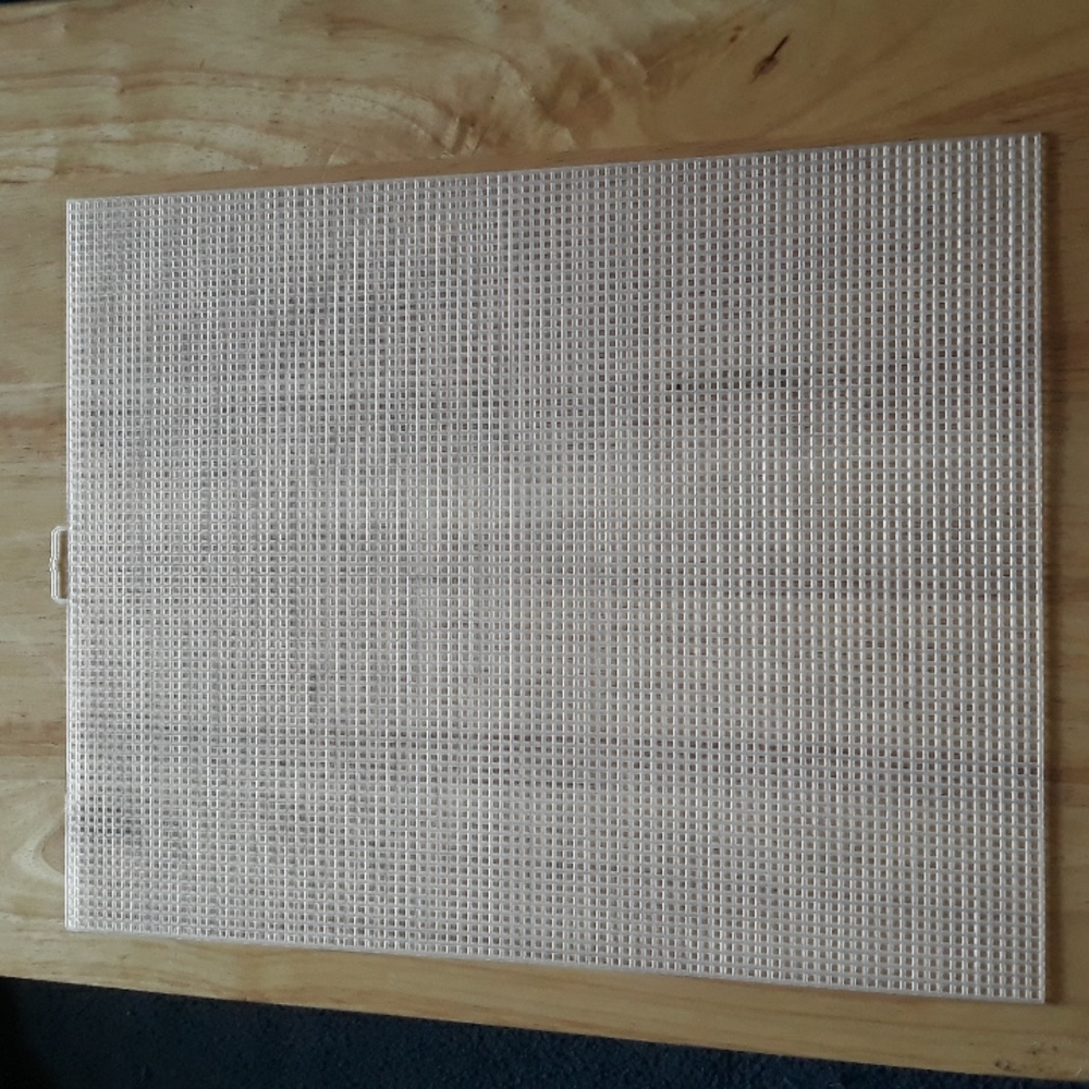 Vintage needlepoint blank rectangles 10.5 x 13.5 inches regular size square hole